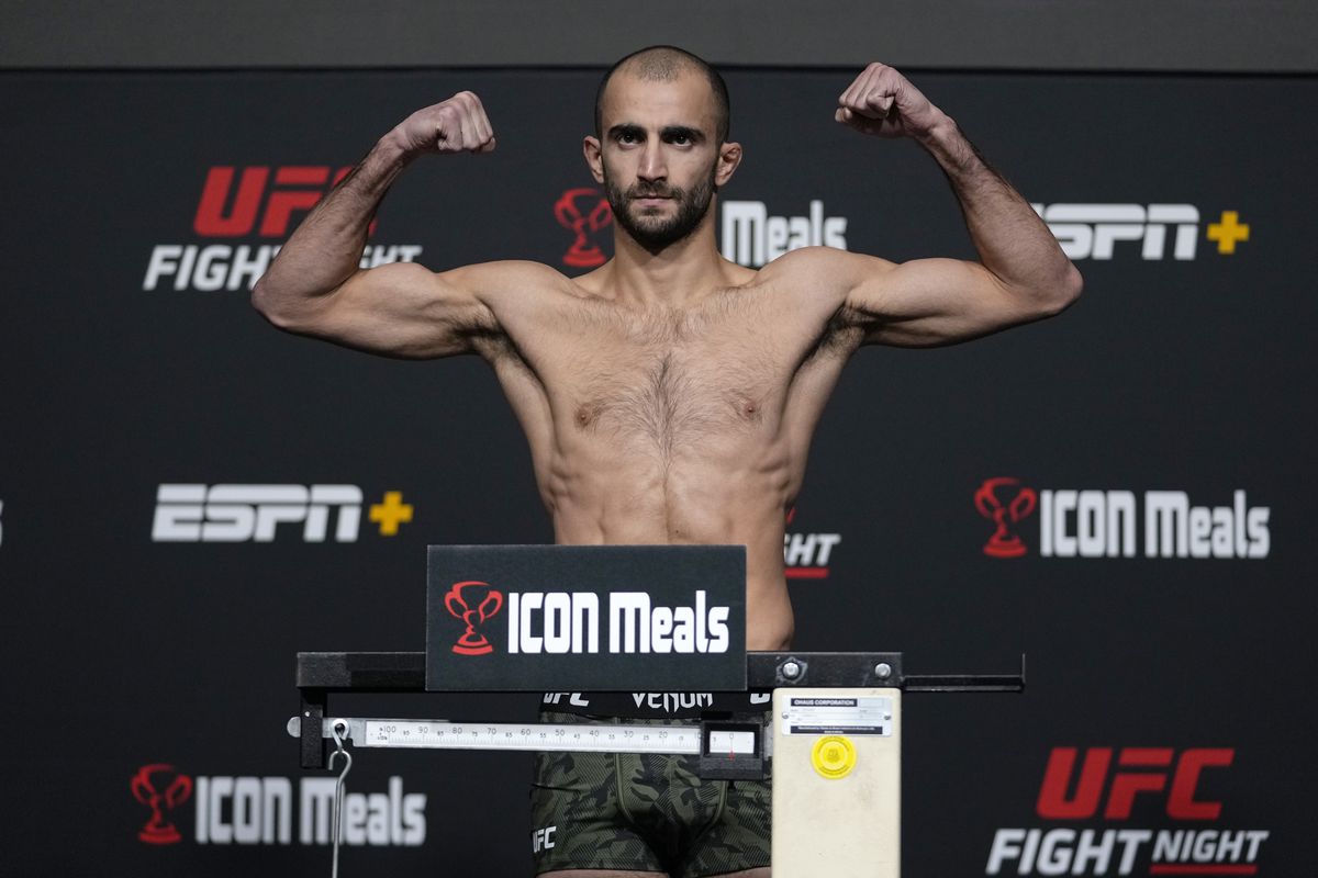 Resultados del pesaje de UFC Las Vegas 46: Chikadze y Kattar en orden para el primer evento principal de 2022 - MMA.uno, #1 en noticias de artes marciales mixtas (MMA) en español. 1 1642201295 Resultados del pesaje de UFC Las Vegas 46 Chikadze y