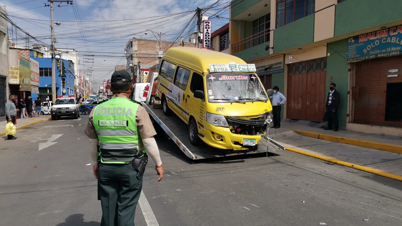 1642969632 648 la camioneta transcayma viajaba a 41 kilometros por hora segun