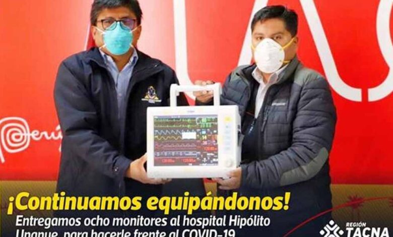 1643164521 tacna gore suministra monitores al hospital hipolito unanue
