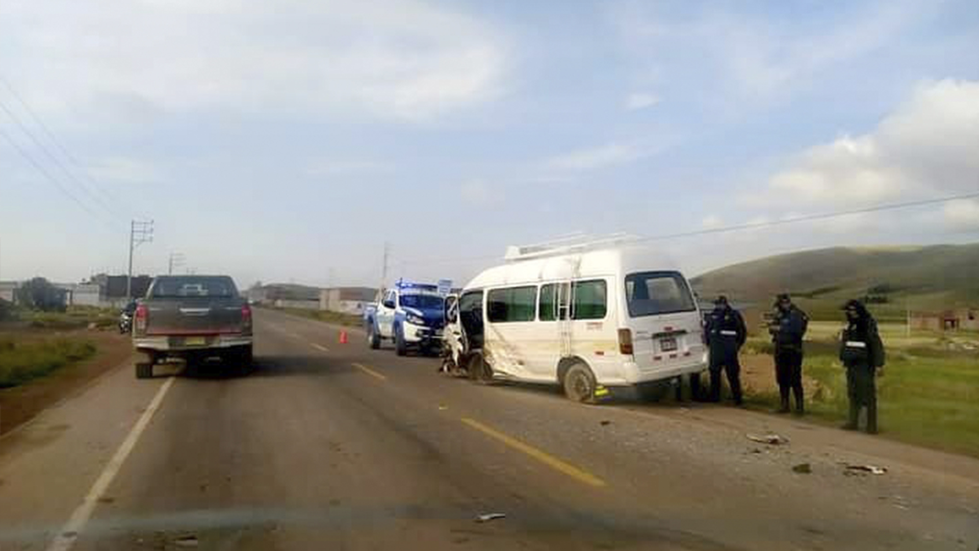 Accidente de transito en la ciudad de Juliaca