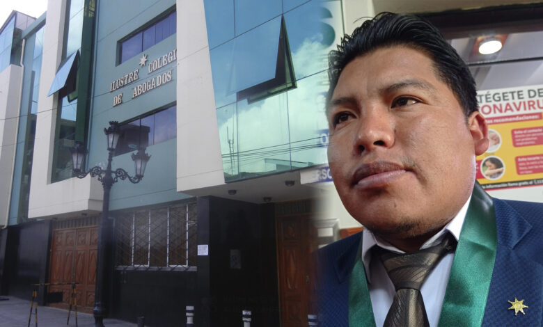 Pedirán auditoría económica a la Gestión del exdecano del Ilustre Colegio de Abogados de Puno, Grober Rodríguez Ardiles 1 Colegio de abogados de puno 1
