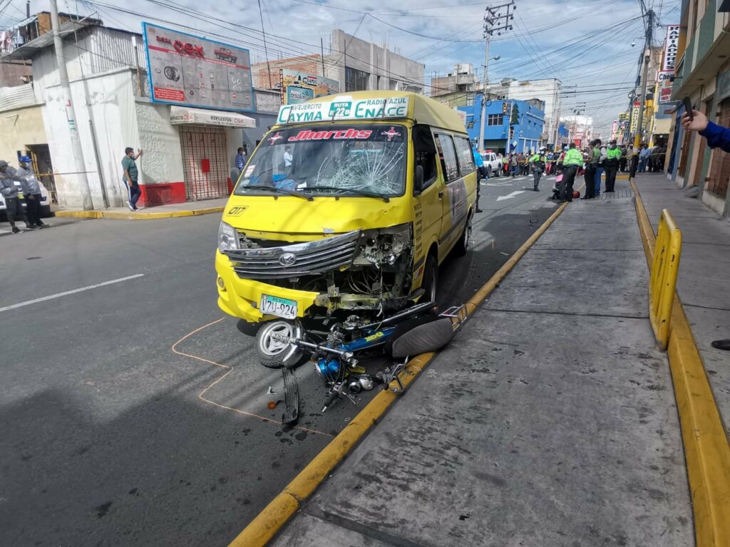 La camioneta transcayma viajaba a 41 kilometros por hora segun