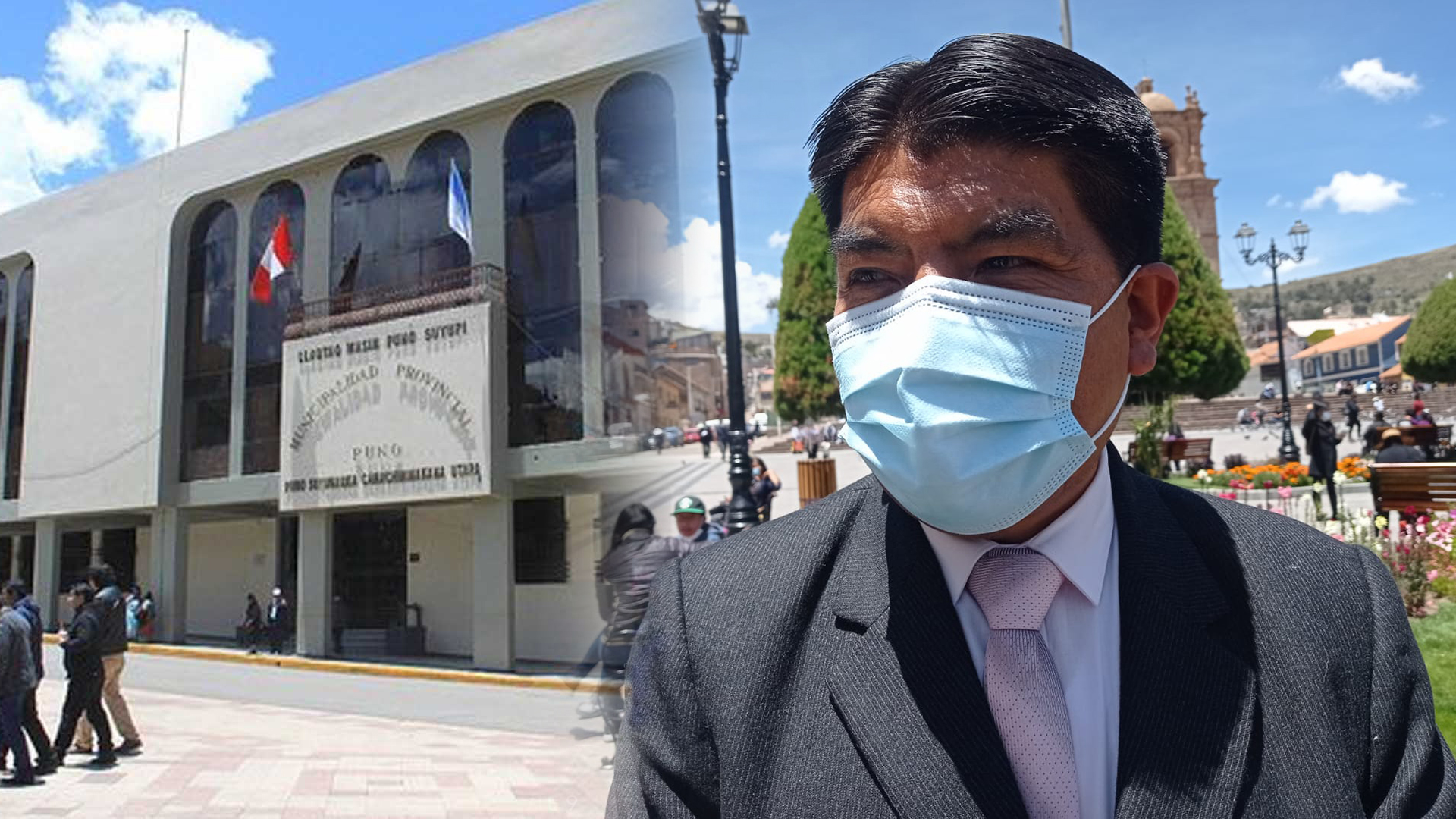 Alcalde de Puno anuncia que dará oportunidad laboral a jóvenes en su último año en el cargo 1 Martin Ticona Maquera alcalde de Puno