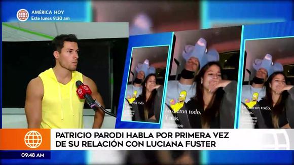 Patricio Parodi sobre formalizar una relación con Lucía Fuster: "Hay cosas que me quiero quedar para mí" 2 Patricio Parodi habla de su relación con Luciana Fuster