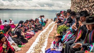 Puno amantani celebra el ritual pachatata pachamama reconocido patrimonio cultural