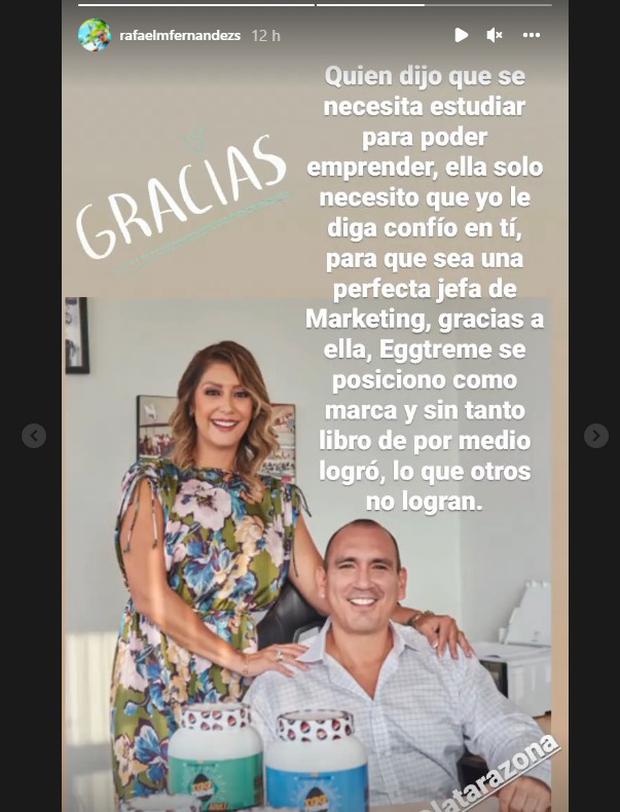 Rafael Fernández responde a Leonard León tras burlarse de Karla Tarazona por no graduarse de la escuela 2 Rafael Fernández | Instagram