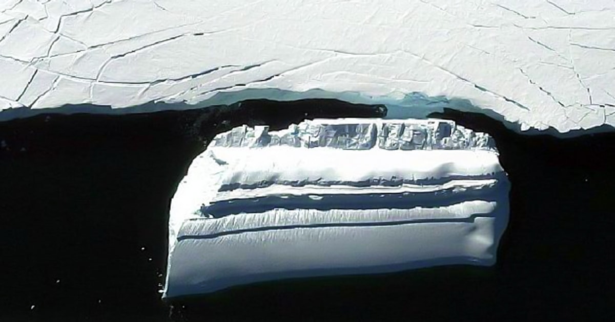 ¿Hay algo enorme disfrazado de iceberg gigante flotando en la Antártida? - OVNI y misterios 1 1643741509 ¿Hay algo enorme disfrazado de iceberg gigante flotando en la