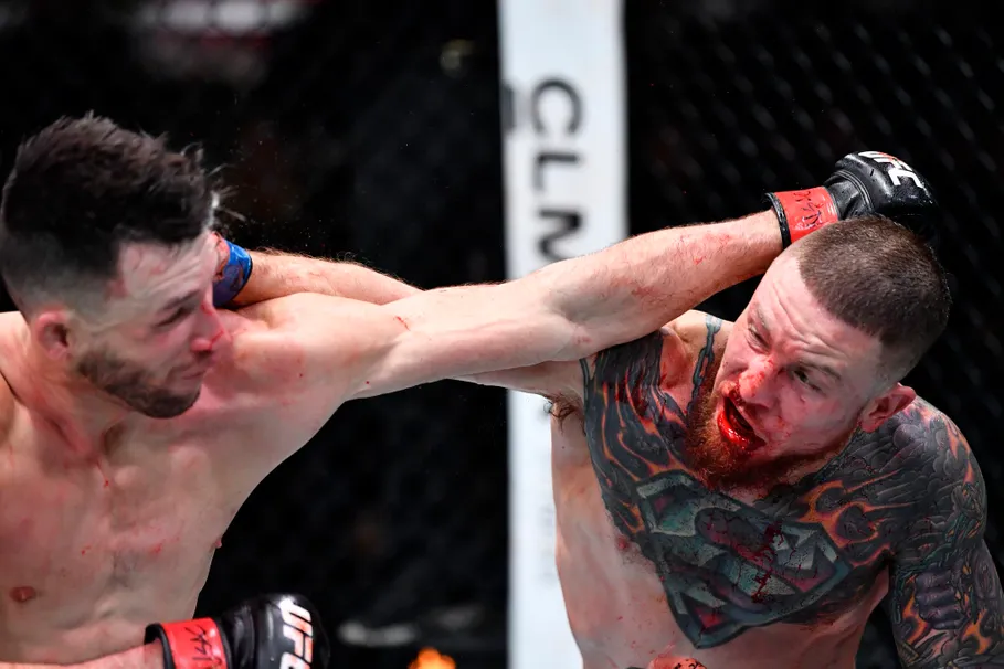 Julian Erosa Steven Peterson UFC Vegas 47 Bonos de UFC Vegas 47 Erosa vs Peterson recibe honores