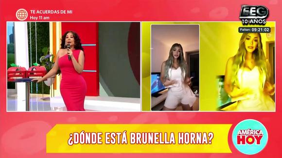 Janet Barboza comenta sobre la ausencia de Brunella Horna en el programa