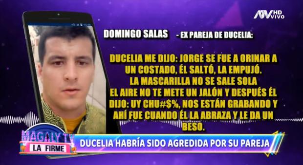 Expareja de Ducelia Echevarría confirma que la modelo sufrió agresión.  (Foto: Captura Cuatrimoto).