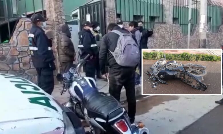 Juliaca sujeto destroza moto lineal de amante de su esposa