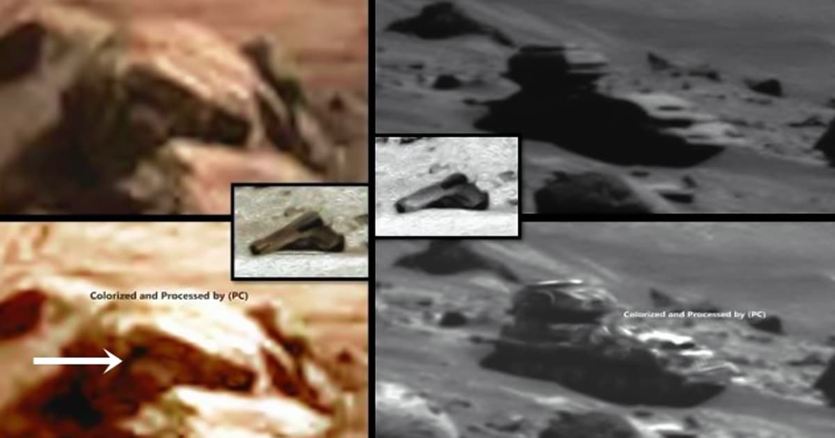 Mars Rover ha encontrado evidencia de una presencia militar secreta