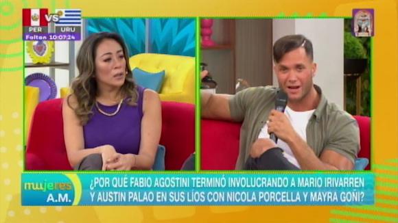 Melissa Paredes se derrumba y confronta a Tomás Ángulo: "Me llamaste bandido" 2 Fabio agostini se disculpa con melissa paredes y andrea san martín por revelar intimidades en tv