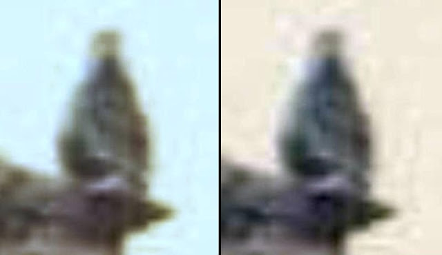 Posible estatua antigua encontrada en el planeta marte ovni