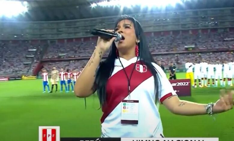 Perú - Paraguay: Daniela Darcourt canta nuestro himno frente a miles de hinchas (VIDEO) 1 1648643735 peru paraguay daniela darcourt canta nuestro himno frente a