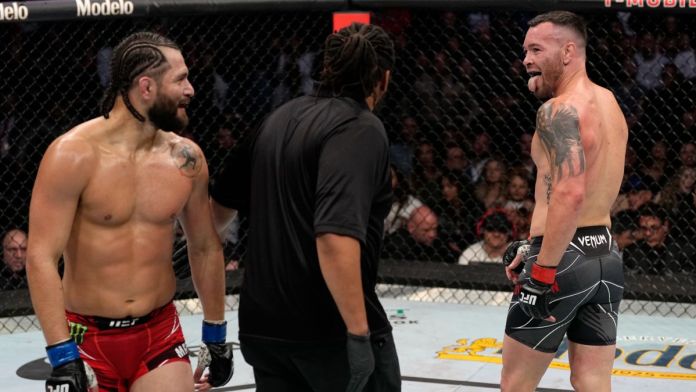 Colby Covington se burla de Jorge Masvidal en UFC 272 Colby Covington se burla de Jorge Masvidal en UFC 272