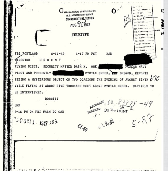 El informe desclasificado del fbi describe extraterrestres etereos y seres
