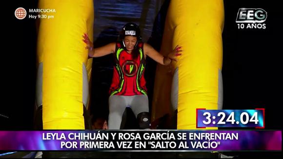 “Esto es guerra”: Rosa García vivió momentos de terror durante un reto de altura (VIDEO) 2 Los momentos de horror que vivió Rosa García en el EEG