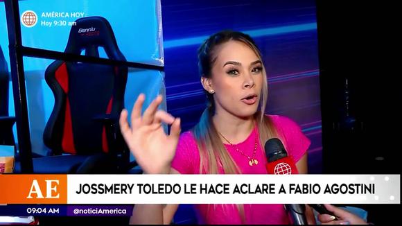 Jossmery Toledo sobre Fabio Agostini: 'No podrás estar conmigo' 2 Jossemery Toledo sobre Fabio Agostini