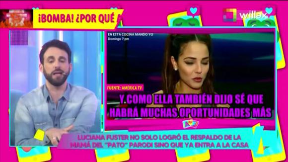 Rodrigo González sobre las hermanas de Patricio Parodi sobre Luciana Fuster: "Su hermano la metió en la casa" 2 Willax Peluchin Luciana