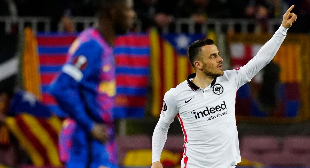 Eintracht Frankfurt vencio al Barcelona en el Camp Nou y
