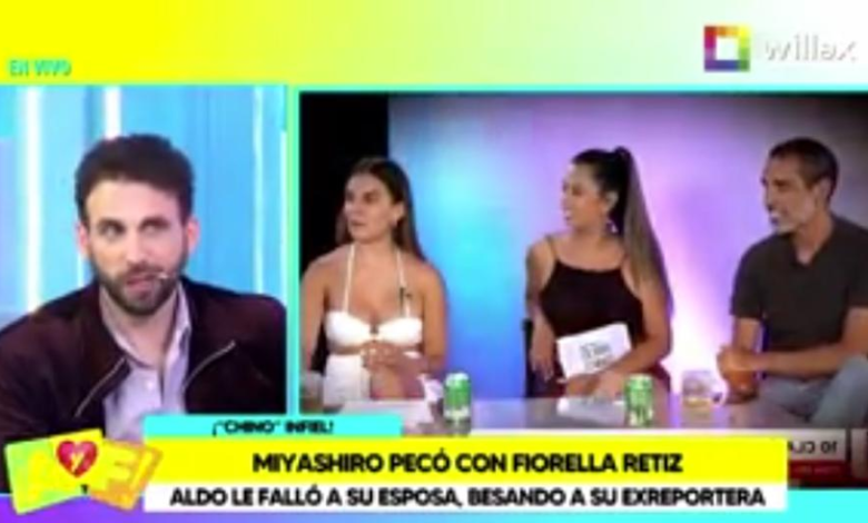 Rodrigo tras el ampay de miyashiro las indirectas de fiorella