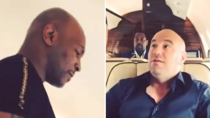 Dana White y Mike Tyson Video Dana White les recuerda a tontos como comportarse en