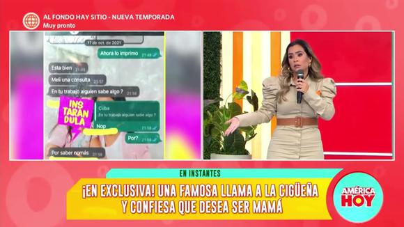 El productor de america today sabía que melissa paredes se había separado