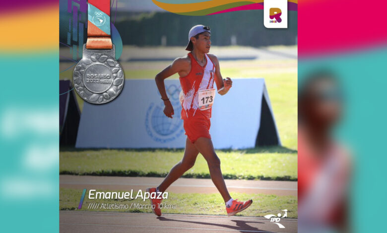 El atleta puneno emanuel apaza obtuvo medalla de plata en