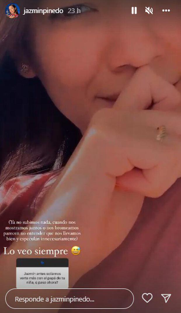 Jazmín Pinedo revela por qué decidió no publicar más fotos con Gino Assereto 2 Jazmín Pinedo explicó su situación con Gino Assereto y por qué ya no publica fotos con él. (Foto: @jazminpinedo)