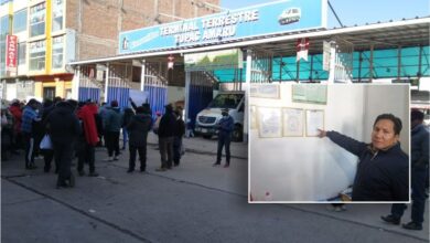 Juliaca conflicto por terminal privada de tupac amaru transportistas informales