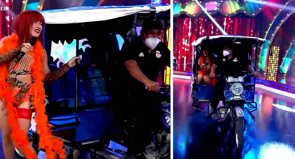 'La Uchulú' reapareció en "El Reventonazo de la Chola" a bordo de un mototaxi: "Yo me encargo de todo" (VIDEO) 1 La Uchulu reaparecio en El Reventonazo de la Chola a