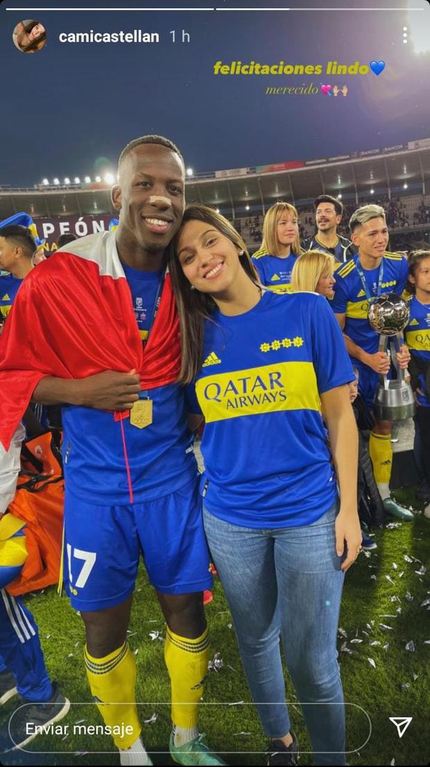 La novia argentina de Luis Advíncula le dedica un tierno mensaje por la copa con Boca Juniors 2 La novia argentina de Luis Advincula le dedica un tierno