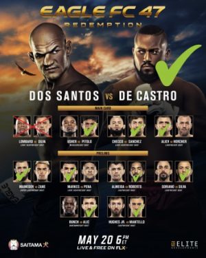 Resumen EAGLE FC 47 I Junior dos Santos se lesiona