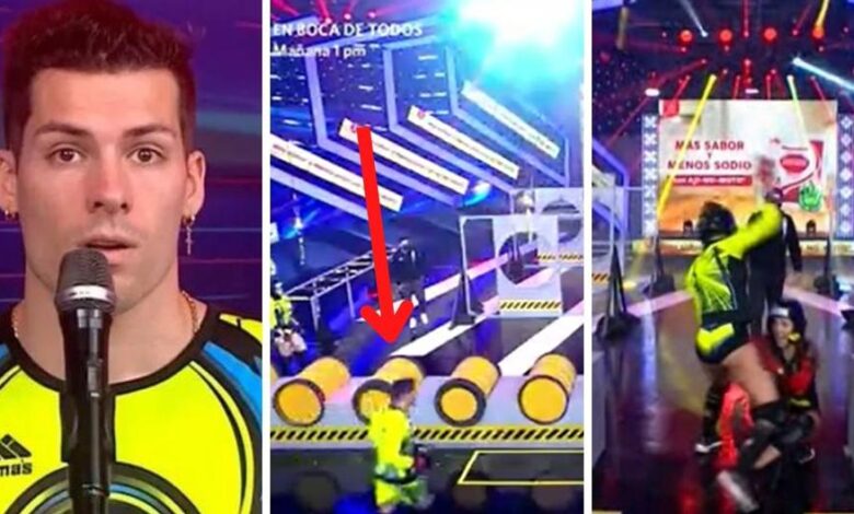 Luciana Fuster sufrió espectacular caída en el “EEG” y Patricio Parodi corre en su ayuda (VIDEO) 1 1655388532 luciana fuster sufrio espectacular caida en el eeg y patricio