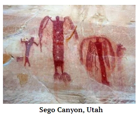 Alienigenas y ovnis aparecen en increibles pinturas rupestres antiguas de