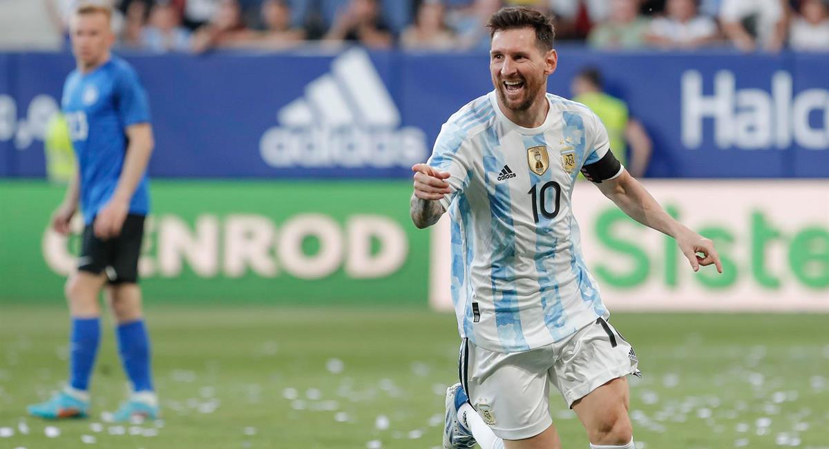 Con un repoker de Lionel Messi Argentina derroto 5 0 a
