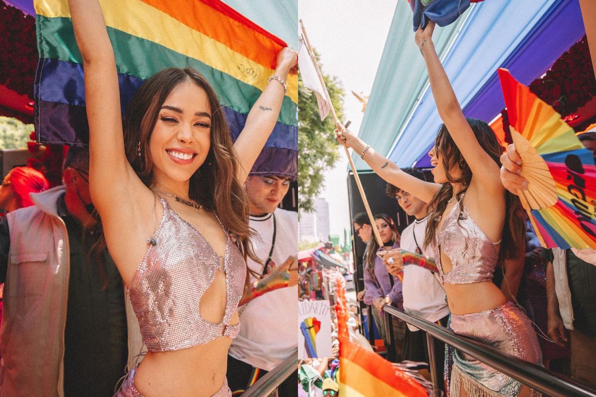 Danna Paola deleito a sus fans con su participacion en