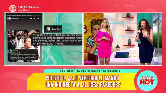 Magaly duda de que Jefferson Farfán usara a Jazmín Pinedo a pesar de su lesión (VIDEO) 2 Janet Barboza advierte a Ale Venturo: "No cantes victoria todavía"