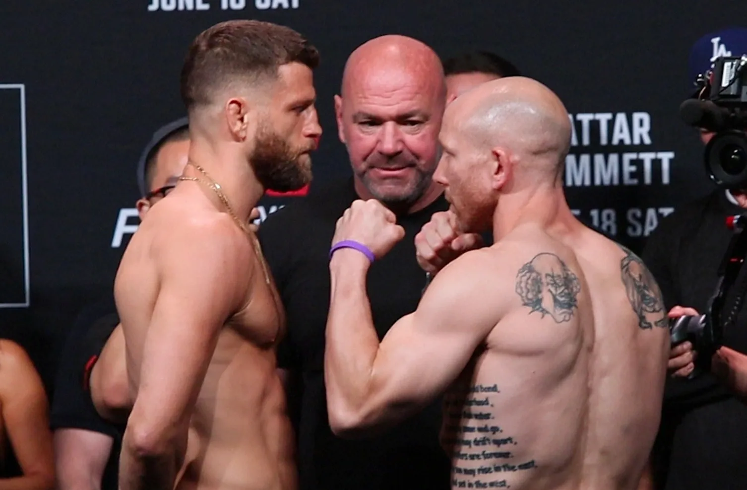 Noche de pelea de UFC Kattar vs Emmett Agenda