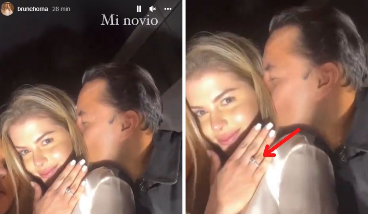 “Dijo que sí”: Richard Acuña le pidió matrimonio a Brunella Horna y ella muestra su anillo 2 (Foto: @brunehorna)