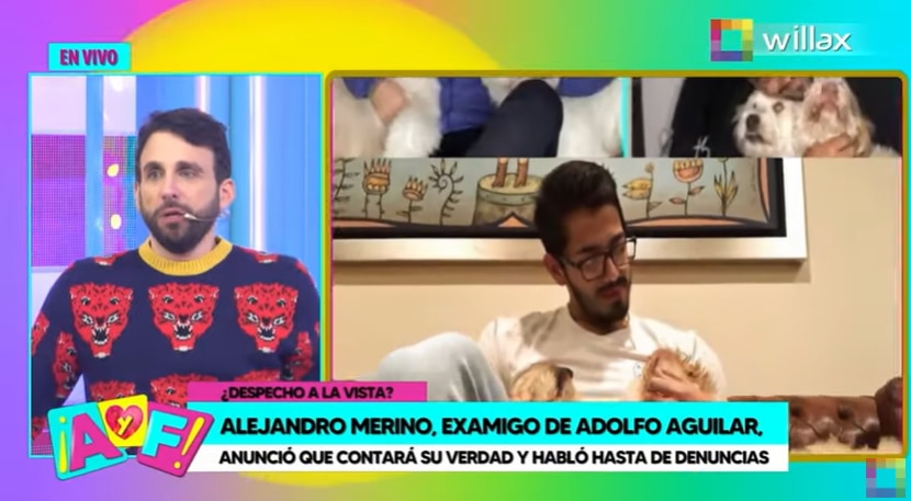 Rodrigo Gonzalez ataca a Alejandro Merino exnovio de Adolfo Aguilar