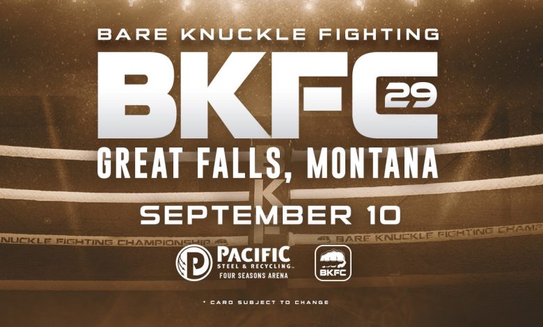 Bare Knuckle FC regresa a Great Falls, Montana el 10 de septiembre 1 Bare knuckle fc regresa a great falls montana el 10