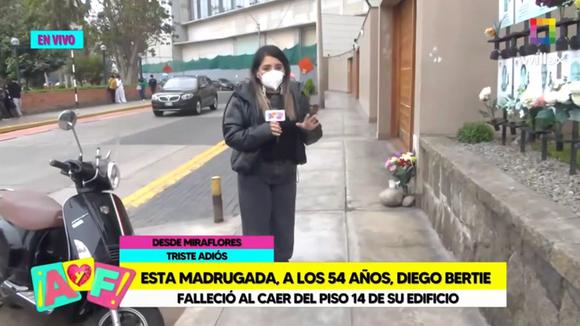 Diego bertie: fanáticos dejan flores en el edificio donde vivía el actor