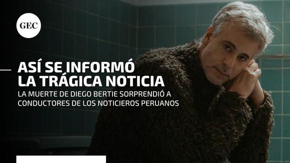 Diego bertie: así se confirmó la muerte del actor en el noticiero matutino