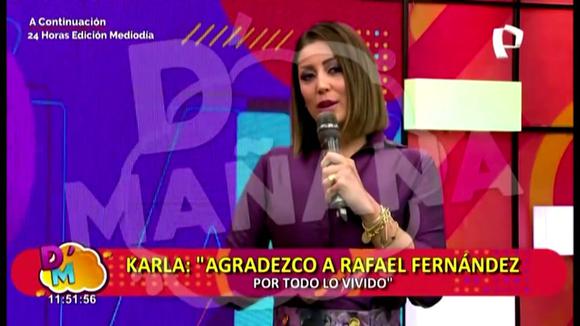 Karla Tarazona vs. Rafael Fernández por entrevistas: "Estoy decepcionada, se burló de mí" (VIDEO) 2 C05-tarazona 2