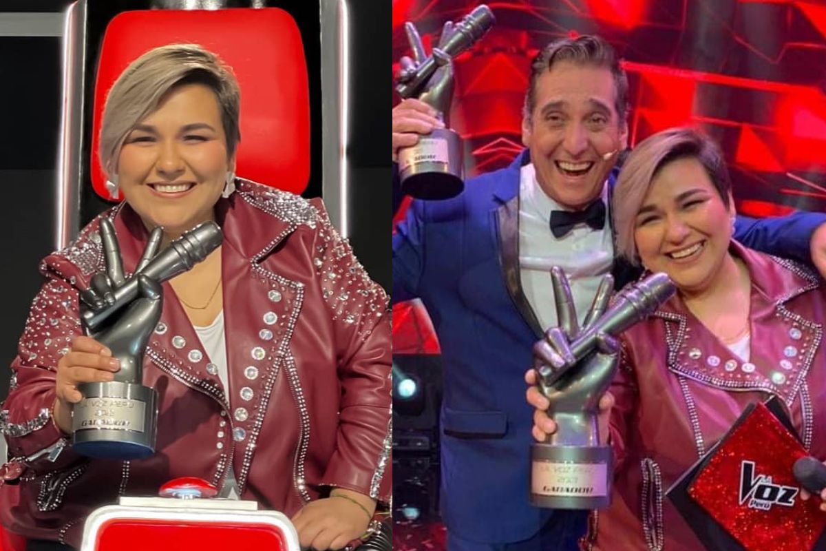 Marcela Navarro ganadora de La Voz Peru 2021 estreno el