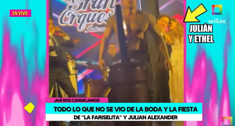 Julián Alexander se queja con Christian Domínguez por bailar sin camisa en su boda: "Se acabó el gusanito" 1 1663035579 Julian Alexander se queja con Christian Dominguez por bailar sin