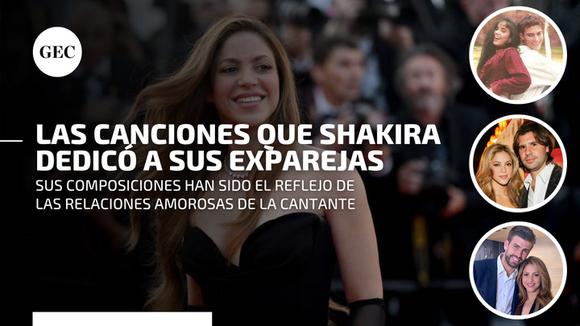 La lista de canciones dedicadas a sus exparejas por la cantante colombiana shakira