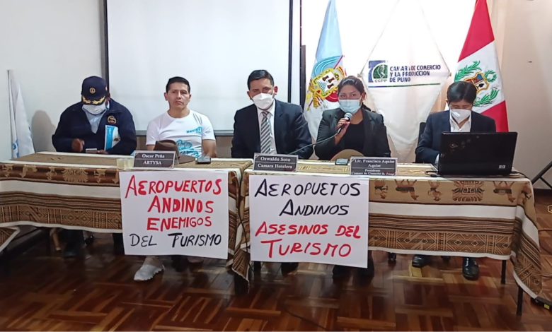 Grupos empresariales se oponen al cierre del aeropuerto inca manco